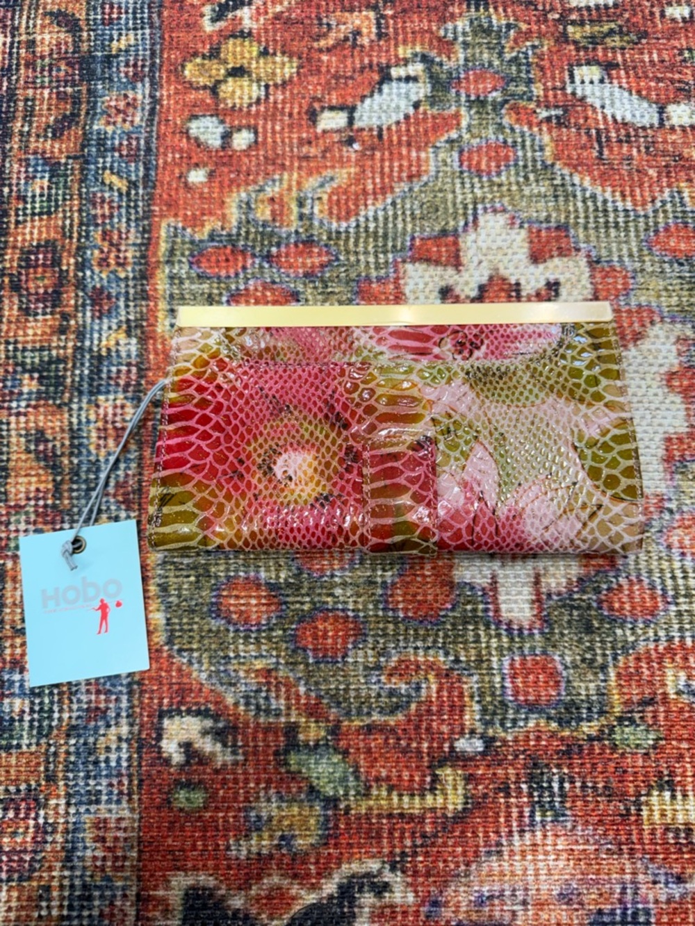 NWT HOBO Maxine Clutch/Wallet in Pink Peony